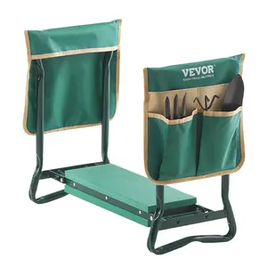Garden Kneeler and Seat 6" EVA Pad Folding Garden Stool Heavy Duty Garden Bench
