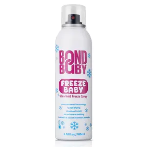 Bond Baby Freeze Spray Ultra Hold Lace Melting Spray for Seamless Installation & Enhanced Lace Hold 6.0 fl oz Gel Haircare Product