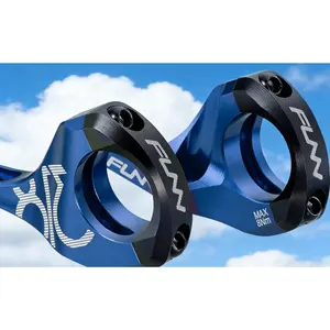 Mountain Bike Direct Mount Stem 31.8mm Bar Clamp 2Pcs Lightweight Split Design Dual Crown Forks Adjustable Extension 45 50mm