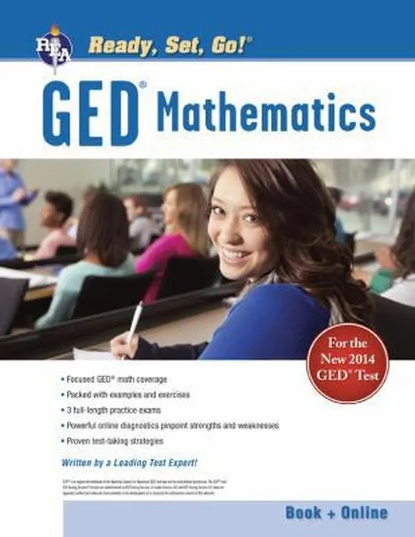 USED Book - GED(R) Math Test Tutor, for the 2014 GED(R) Test by Rush, Sandra (Paperback) - english