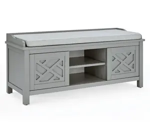 Alaterre Furniture Coventry 45" Wood Storage Entryway Bench