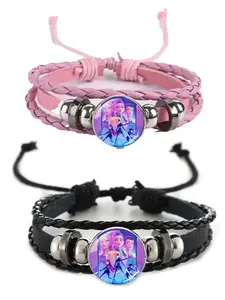 Hunter Witch Team Bracelet Time Gem Handwoven Adjustable Wristband, Handmade Jewelry Accessory for Women, Witchy Jewelry