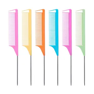Red Parting Pin Tail Comb Assorted Bulk Red Parting Pin Tail Comb Assorted Bulk
