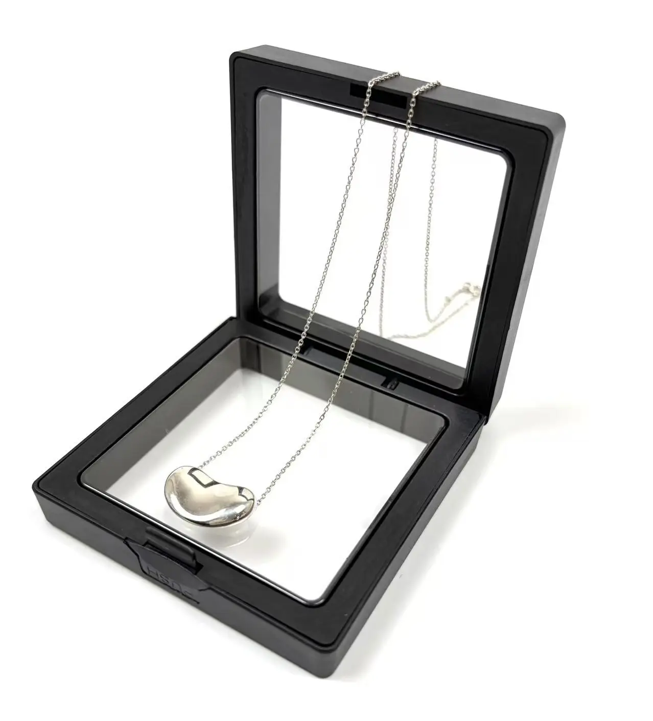 Pre-owned Tiffany Silver Bean Pod Necklace, Fashion Costume Jewellery Accessory