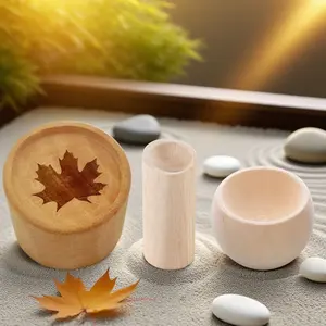 TikTokShopfalldealsforyou Natural Wooden Essential Oil Diffuser - Reusable Design for Long-Lasting, Continuous Fragrance | Handcrafted Wood Aromatherapy Diffuser with Sustainable Reusable Feature for All-Day Aromatic Ambiance