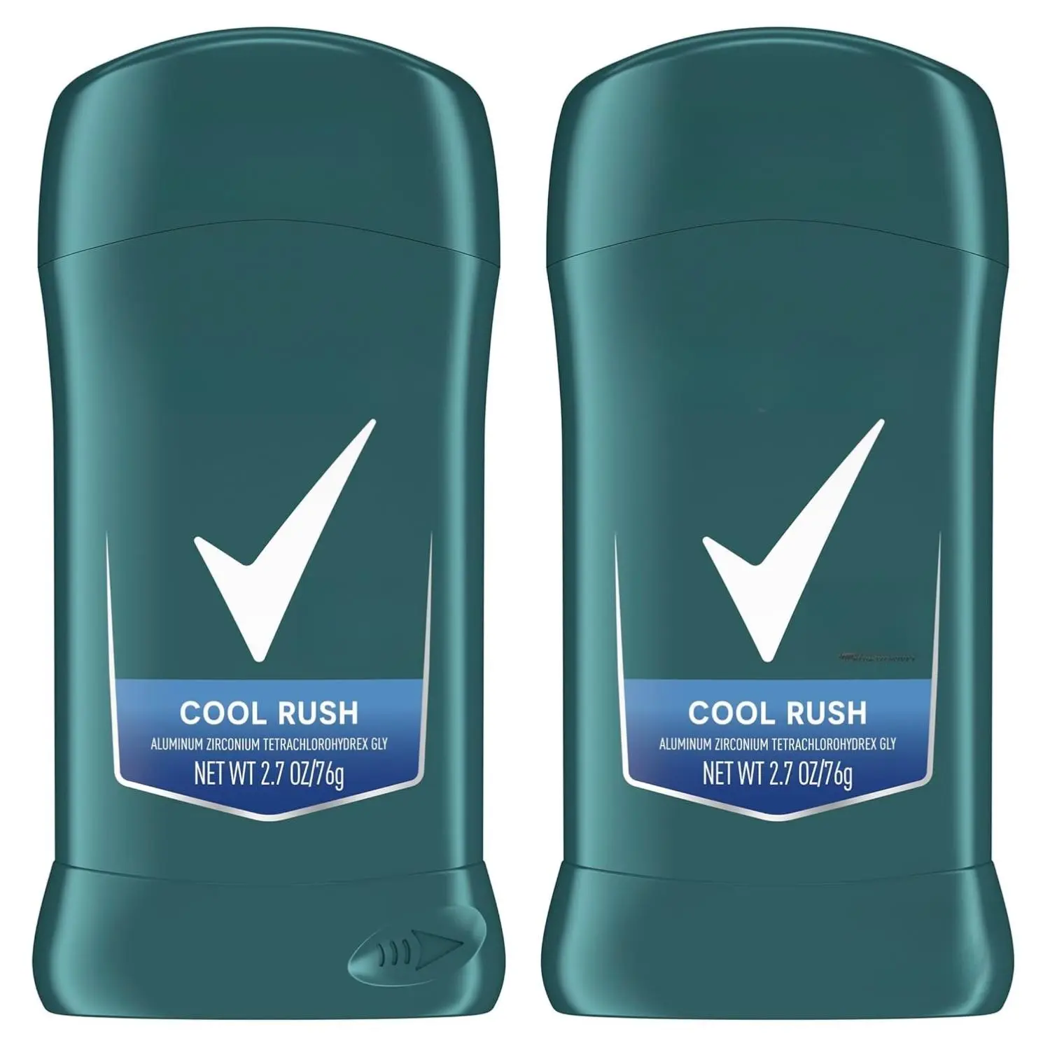Degree Men Original Arctic Antiperspirant-Deodorant Cool Rush Twin Pack, 48-Hour Long-Lasting Sweat & Odor Protection for Adult Males, 2.7 oz Each