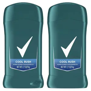 Degree Men Original Antiperspirant Deodorant Cool Rush Twin Pack 48-Hour Sweat & Odor Protection Antiperspirant For Men 2.7 oz