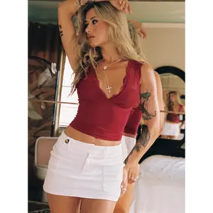 Brinnley Mini Skirt White