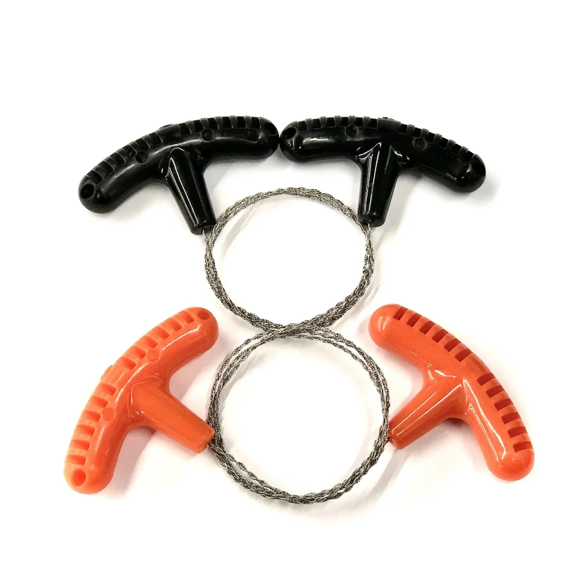 Portable Stainless Steel Pocket Wire Saw Finger Handle Manual Chain Cutting Tool Outdoor Camping Hiking Survival Gear