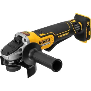 DEWALT 20V MAX* Angle Grinder Tool Cordless Brushless, 4 1/2 Inch, with Paddle Switch and Kickback Brake, Tool Only (DCG413B)