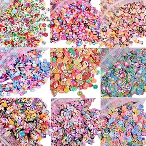 3D Fruit Slices Polymer Clay Slices Fruit Nail Art Slices Polymer Slices DIY Fruit Nail Art Supplies Making Kit Decoration Arts Crafts for Nail Art and Cellphone Decorations （5000 PCS） springtok