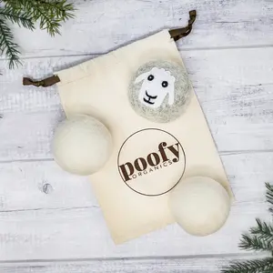 Organic Wool Dryer Balls - Natural, Eco-Friendly Dryer Accessories for Home Use