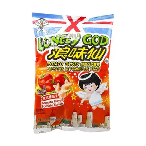 WANT WANT LONELY GOD Tomato Flavor Potato Twists 70g Random Delivery
