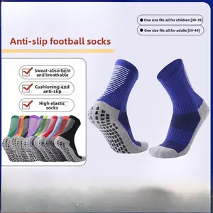 dispensing non-slip socks, wear-resistant sweat-absorbing and breathable sports socks, adult thickened towel bottom, medium tube football socks