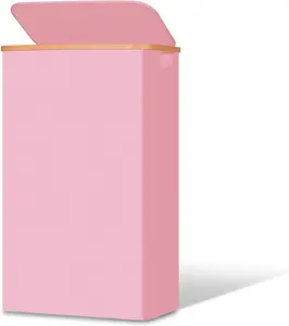 Slim Laundry Basket with Lid, Narrow Dirty Clothes Hampers for Laundry with Handle, Skinny Laundry Bin for Laundry Room, Dorm, Bedroom and Bathroom, 19.8 Gallon (75L)