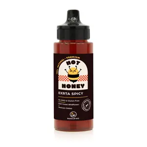 Hot Honey( Extra Spicy)- Local NY East Coast Pure Wildflower Honey & Heat from Mexican Chilies | Handmade | Artisan, Chef’s Favorite in NYC | Hot Honey