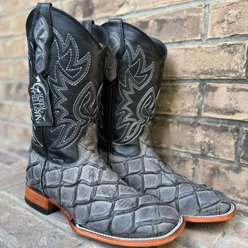 Grey Western Boot