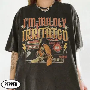 I'm Mildly Irritated Marcus Worm Shirt - Funny Gen Z Meme Tee L9V