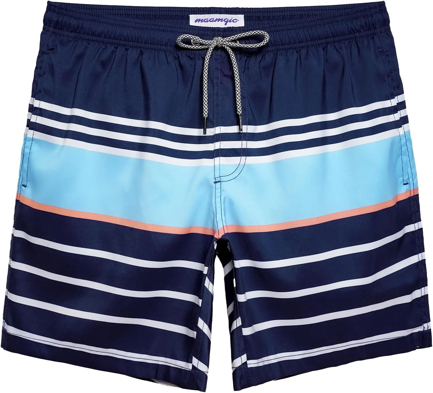 Maamgic Mens Swim Trunks Quick Dry Swim Shorts with Mesh Lining Funny Swimwear Bathing Suits 7Inch maamgic