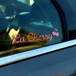 La Cherry Car Decal - Personalized Car Decoration