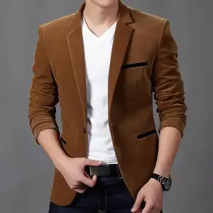 men's business casual suits, non iron work clothes, corduroy suits, men's jackets Blazer Classic(Sheets)