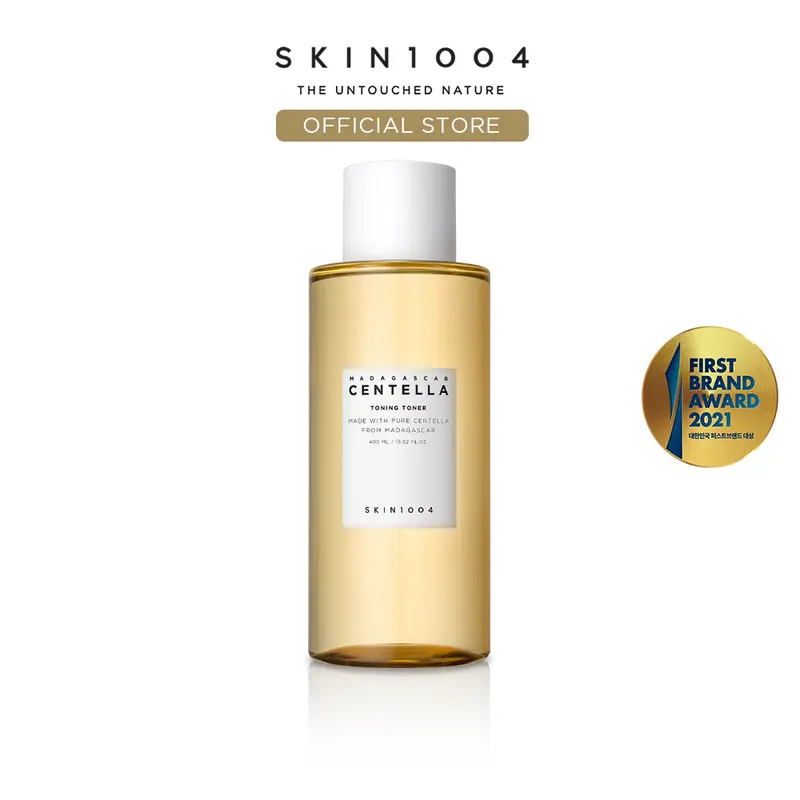 [SKIN1004 Official Shop] Centella Toning Toner 13.52 fl.oz, 400ml - Centella Extract, Hyaluronic Acid, Ampoule, Brightening, Calming, Clear, Facial, Gentle Hydrating