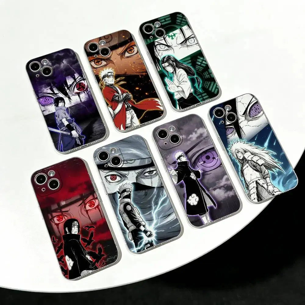 Anti-Scratch Anime Phone Case, Dynamic Ninja Battle Art TPU Cover For iPhone 17 16 15 14 13 12 11 Pro Max Samsung Galaxy S26 S25 S24 S23 S22 Ultra Plus FE