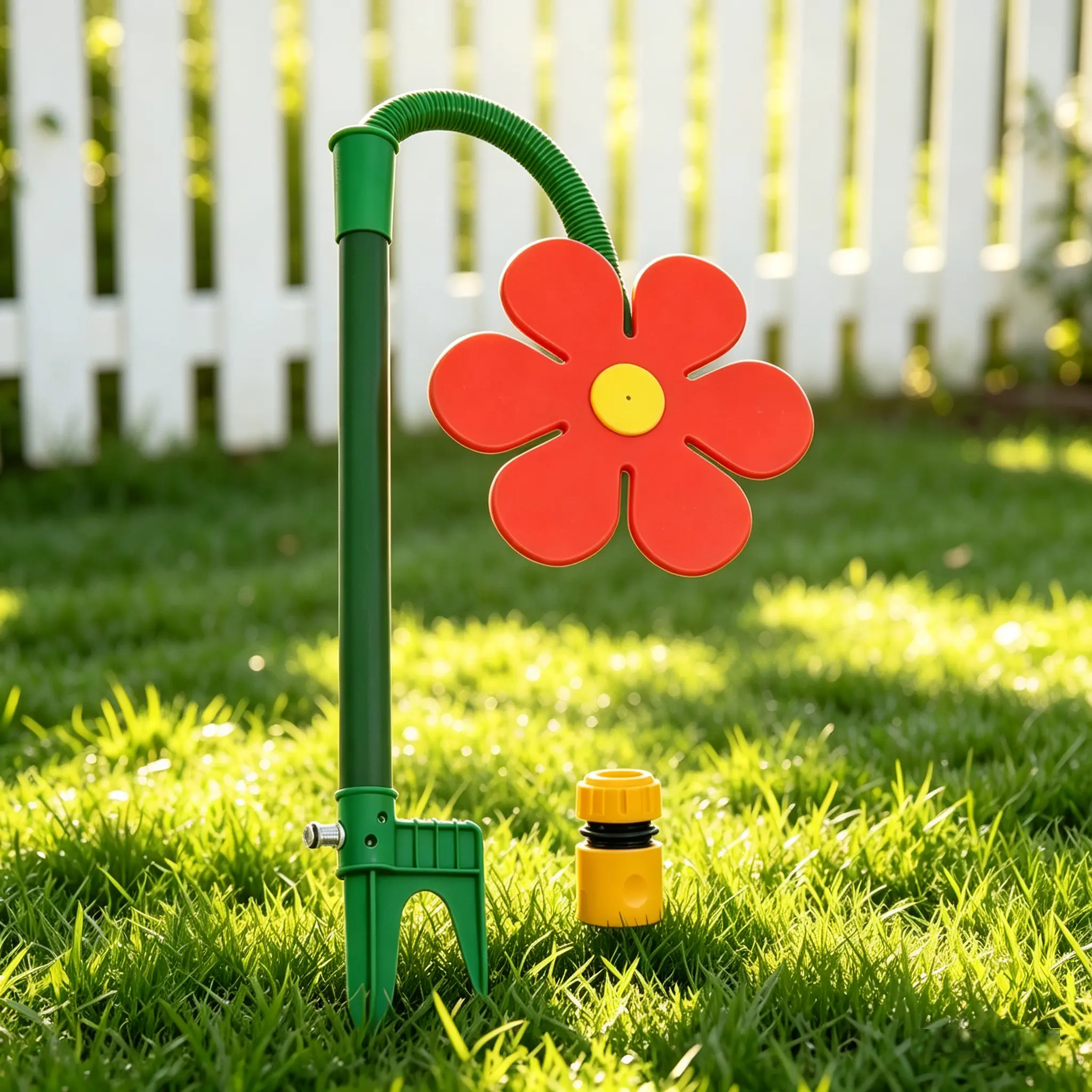 Crazy Dancing Daisy Sprinkler, Crazy Dancing Daisy Sprinkler, 360° Rotating Funny Sunflower Lawn Sprinkler Stake for Yard Watering, Dogs & Family Playing, Outdoor Garden Irrigation, Summer Gift
