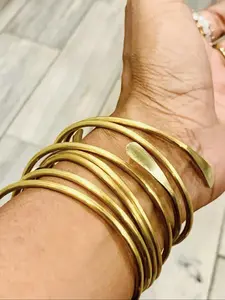 Women's Punk Style Cuff Bangle Set, 6 Counts Fashionable Minimalist Trendy Stack Bangle Bracelets for Party, Daily Decor, Trendy All-match & Exquisite Jewelry for Birthday Gift