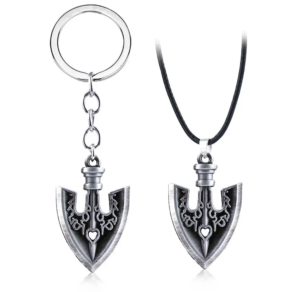 Anime JOJOS BIZARRE ADVENTURE Keychain Kujo Jotaro Arrow Metal Pendant Chain Choker keychain Charm Gifts Cosplay Jewelry