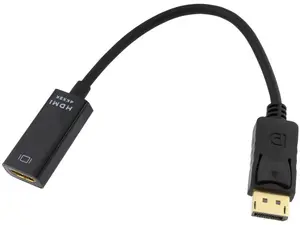Nippon Labs 20AD-DPHDMI-MF Active DisplayPort Male to HDMI Female Adapter - Connect Any DisplayPort-Enabled PC or Tablet to an HDMI Enabled Monitor, TV or Projector for Ultra-HD Video Streaming (HDMI 2.0 up to 4K 3840x2160 @60Hz)