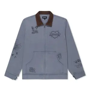 Westside Zip Up Work Jacket (Slate)