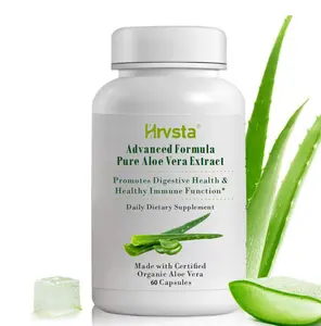 Aloe Vera, 60 CapsulesOrganic Aloe Vera, 160,000 mg Aloe Equivalents, Supports Gut Health and Digestive Comfort, Natural Stomach Acid Buffer and Immune Supplement, Aloin Free