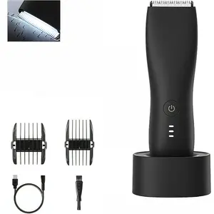 Trimmer for Men, Body Trimmer, Electric Body HairTrimmer for Men, Mens Beard and Body HairTrimmer for Pubic Hair, Electric Waterproof Full Body Shaver for Body Groomer