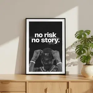 LeBron James Poster, Motivational Sports Print, Basketball NBA Wall Art, Vintage Basketball Sports Legend Decor, Black and White Poster