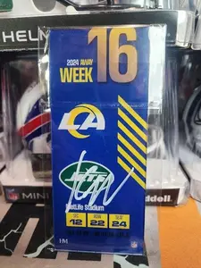 Kyren Williams Rams Jets Game Ticket Autographed /10 Beckett COA