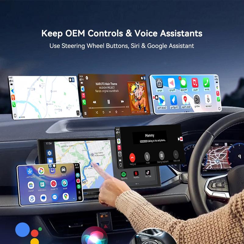 Spedal Newest Wireless Carplay Adapter, USB-C/android Auto Interface, Supports Carplay & Android Auto, Plug-And-Play, Stable Connection, Wireless Carplay Dongle