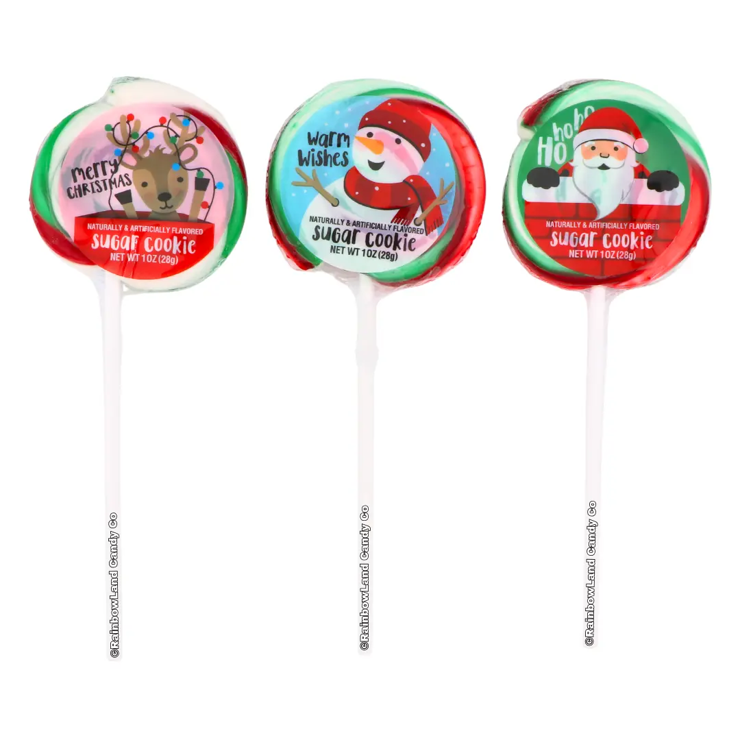 Holiday Twirl Pop - Sugar Cookie Flavor (1 Lollipop)