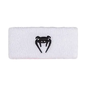 Venum Lineup Wide Bicep Bands - White/Black