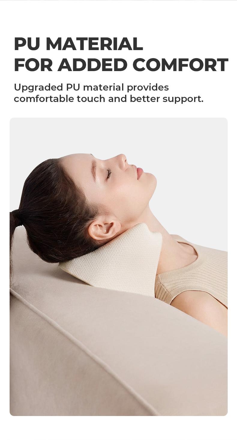 LEXI Cervical Massage Pillow Ergonomic Design With Scientific Zoning And Targeted Massage Nodes Simulates Hand Massage For Neck And Shoulder And Back Support Waterproof Stain Resistant And Washable For Daily Muscle Relaxation