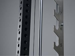 Mikolo Anubis-2.0 Smith Machine, 2000LBS Power Cage with LAT Pulldown&Cable Crossover, Multi-Function Trainer with Aluminum Pulley System for Fitness Home Gym