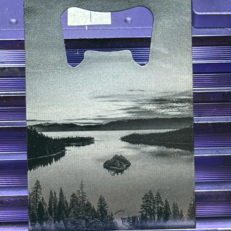 Custom Photo Engraved Bottle Opener | Personalized Stainless Steel Gift