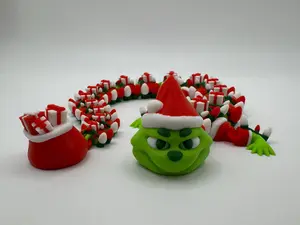 3D Printed Grump Dragon – Christmas Edition