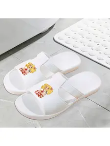 1 pair of candy-themed anime-style sandals, featuring a cute candy design, unisex EVA open-toe sandals, thick-soled/durable/anti-slip, a must-have item for spring and summer, suitable for beach parties and other indoor and outdoor occasions