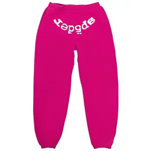 Sp5der Legacy Web Sweatpants Pink & White - 100% Authentic Unisex Sizing Jogger Pants Spider Web Brand New Ready to Ship