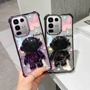 1 Piece Butterflies flying Suitable For Infinix Note 50 Pro 4G Phone Case Cover Made From Flexible Infinix Note 50 Pro/40 Pro 5G/4G/40 Pro+ 5G/40/30/50 Pro+ 5G/Smart 10 PLUS Providing Flexible And Stand Experience In Business