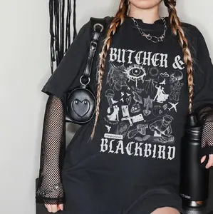 Butcher and Blackbird Comfort Colors Tee, Brynne Weaver, Book Lover, Book Shirt, Book Merch, Bookish T-shirt, Romantasy, Kindle, Book Club, Dark Romance Womenswear Fabric Crewneck Outfit