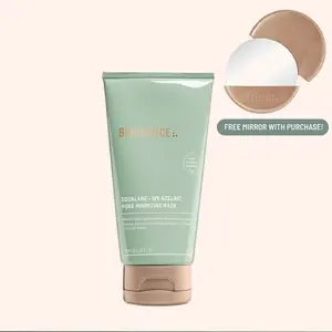 BIOSSANCE Squalane + 10% Azelaic Acid Pore-Minimizing Face Mask, Skincare Treatment for Pore Refinement