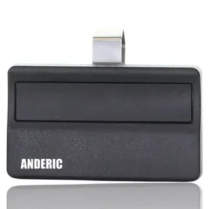 Anderic 371LM 1-Button Visor Garage Door Opener Remote Control for Liftmaster with Purple Learn Key - 315MHz