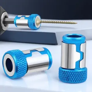 Magnetic Screw Holder, 1/4 Inch Hex Shank Screw Adapter, Magnetic Multipurpose Screwdriver Bit Holder, Power Tool Accessories for Home Repair & DIY Tool